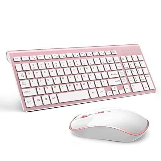 JoyAccess Pink wireless desktop